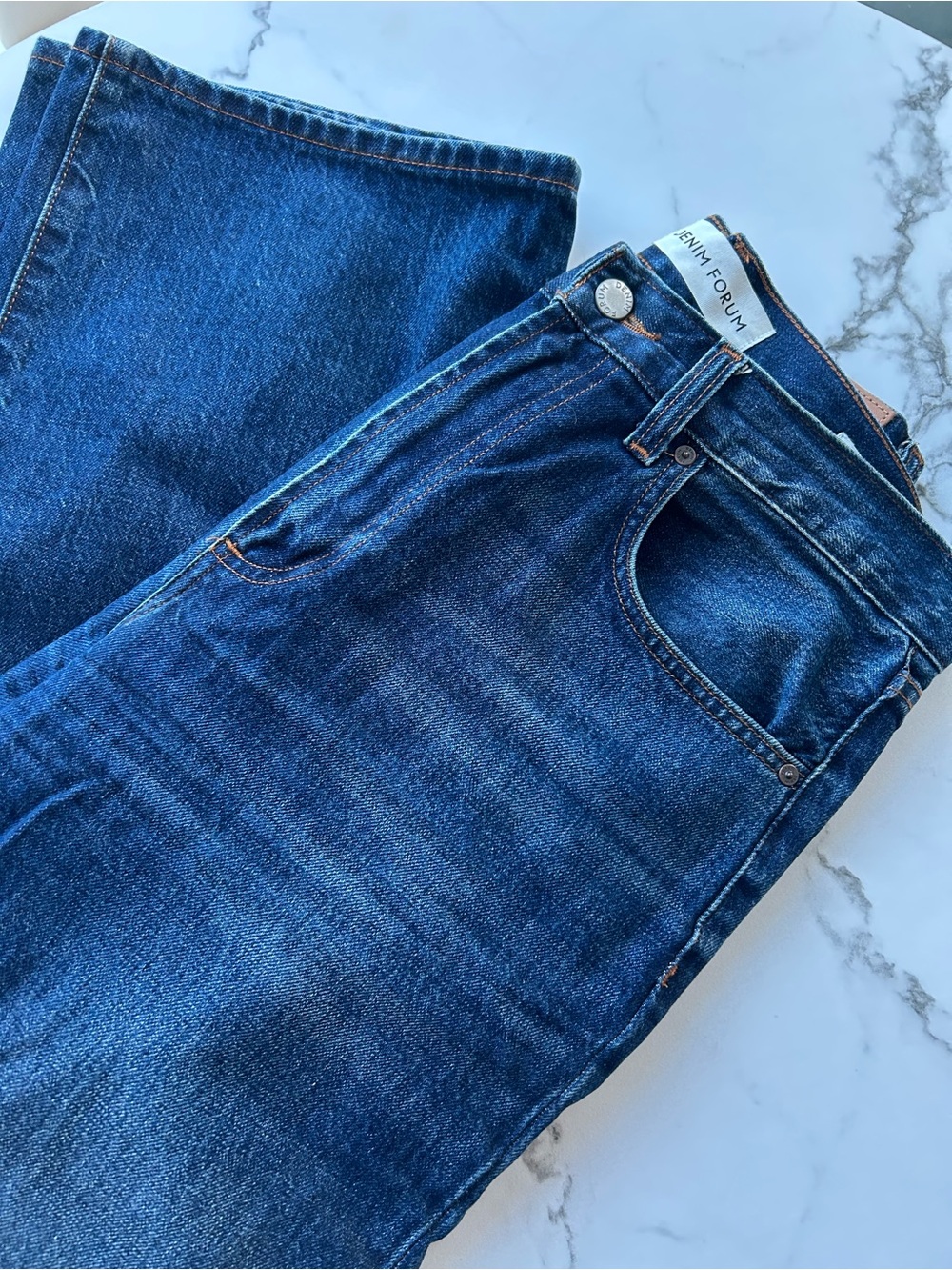 Aritzia Denim Forum Farrah Dark Jeans